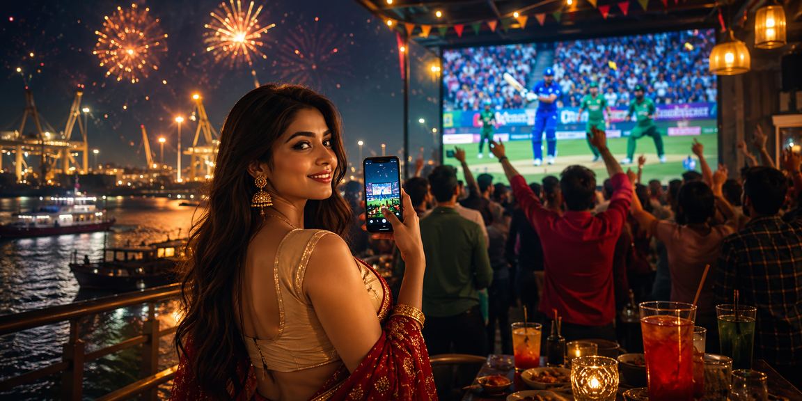A player enjoying cricket betting in Chattogram