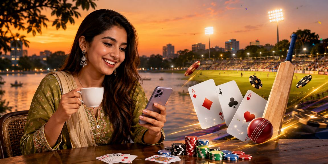 A Bangladeshi player enjoying cricket betting in Dhaka