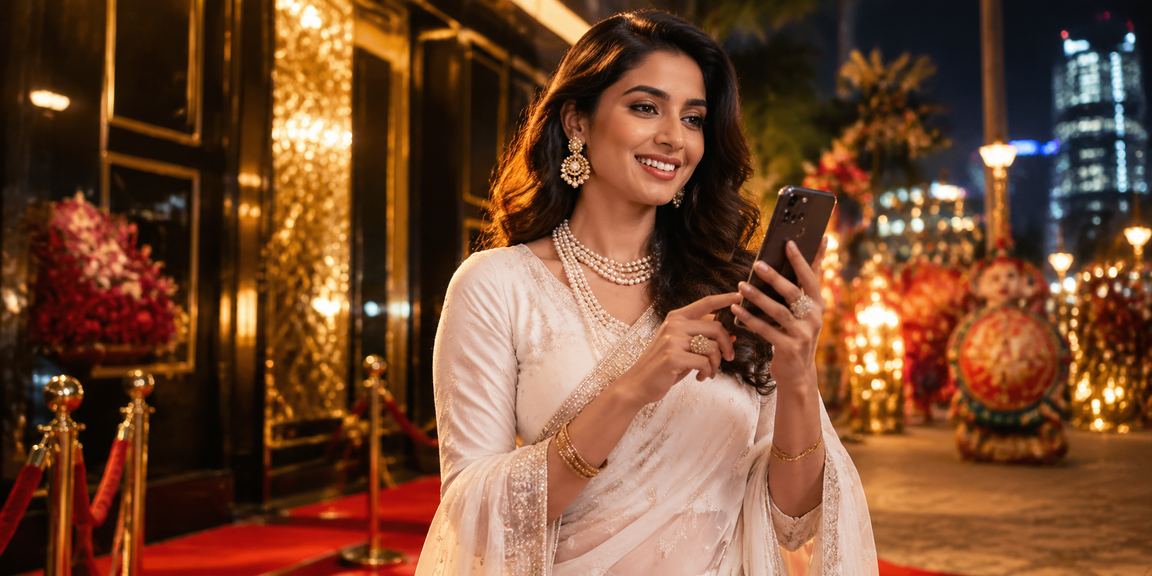 ঢাকায় পহেলা বৈশাখে একজন বাংলাদেশি ব্যবহারকারী মোবাইলে ডিপোজিট করছেন